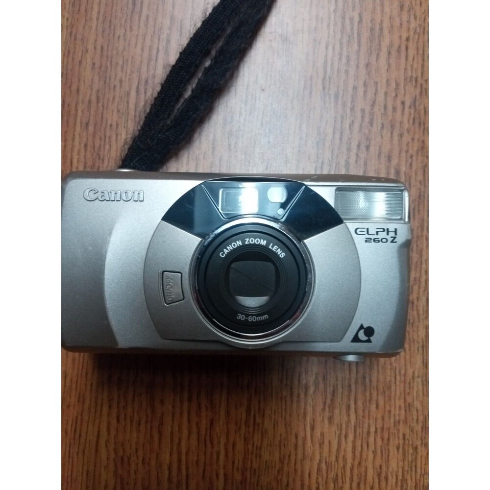 Canon ELPH 260Z 35mm Film Camera 30-60mm Zoom Untested Read Description